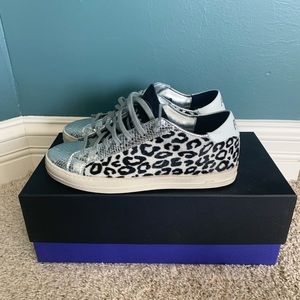 P448’s leopard lace up sneaker